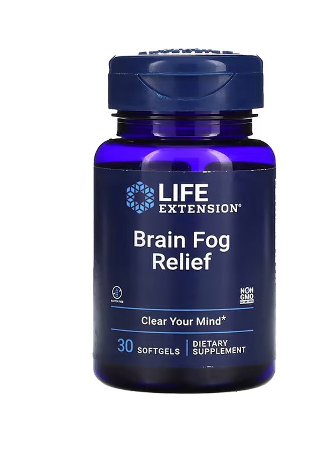 لايف إكستنشن 30 كبسولة هلامية لتخفيف ضباب الدماغ