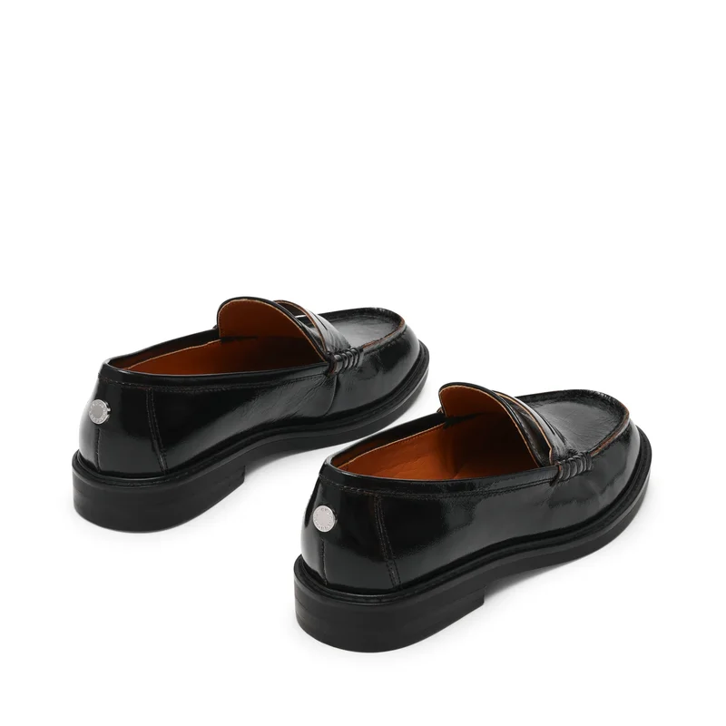 ستيف مادن Adison Black Women's Loafers