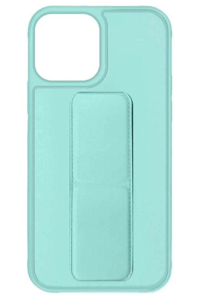 VITION غطاء حماية لجهاز آيفون 13 برو، حافظة هاتف مع قبضة إصبع، حافظة مغناطيسية متعددة الوظائف 3 في 1، غطاء خلفي مضاد للصدمات (آيفون 13 برو أخضر نعناعي) - Image 2