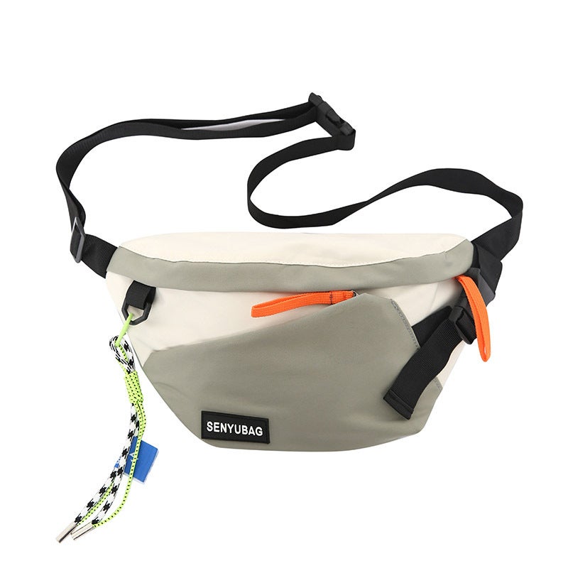 Single Shoulder Crossbody Bag Men's Fashionable Japanese Sports Chest Bag Men's Waist Bag Summer Ruiying Bag Girl's Small Backpack - Image 1