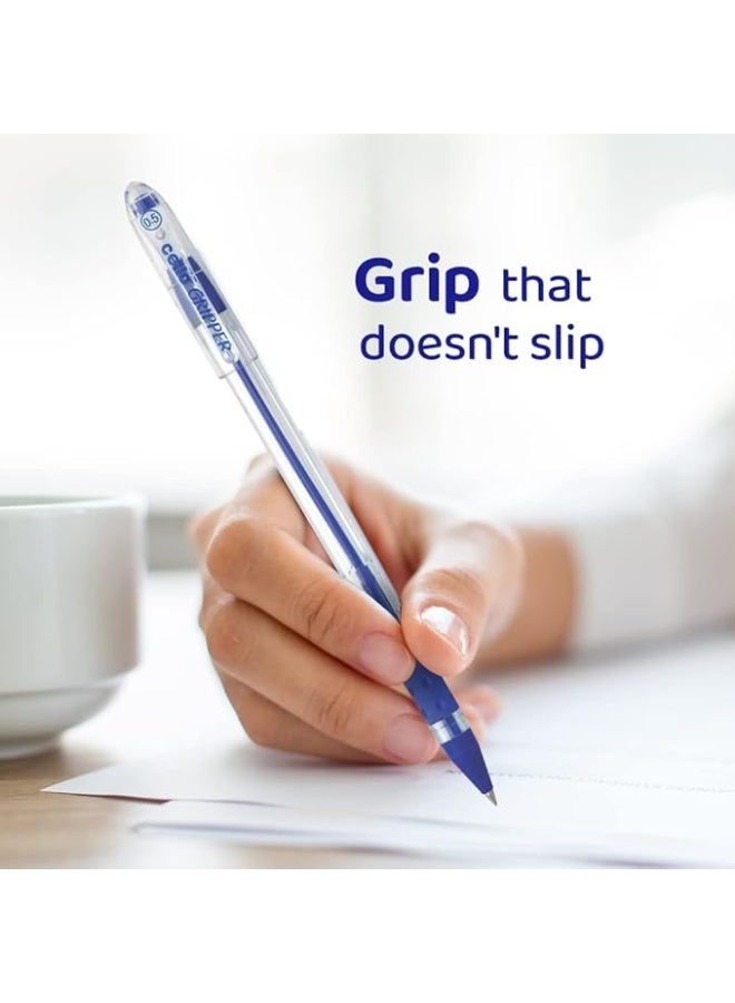 تشيلو قلم حبر جاف جريبر أزرق من تشيلو، عبوة من 25 قطعة من أفضل الأقلام الحبر لكتابة سلسة للطلاب والمحترفين من تشيلو ستشنري - Image 5