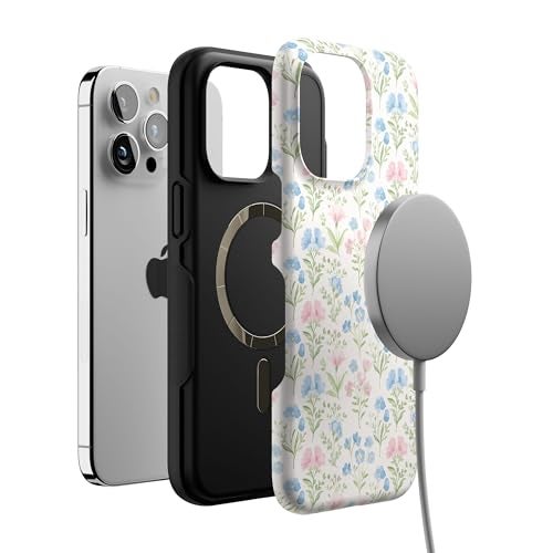 Casely iPhone 15 Pro Max Case | Pastel Garden | Sunday Best | Bold Protective Design | Compatible with MagSafe - Image 4