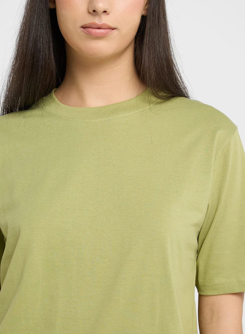 Ginger Basics Oversize Crew Neck T-shirt