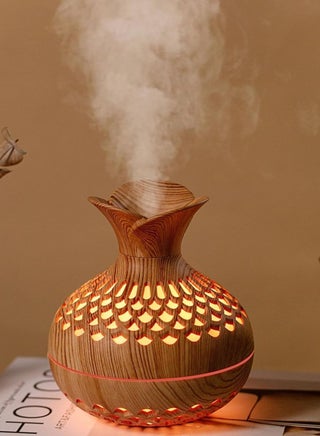 Essential Oil Diffuser, 300ml, Wood Grain Aromatherapy Diffuser, Cool Mist Humidifier with 7 Color Changing LED Lights and Timer Settings, Waterless Auto off, USB Mini Ultrasonic Humidifier Yellow - pzsku/Z2E66EC72CC4575BAF579Z/45/1746797227/34cb0850-a90d-43f9-a072-8c760ff04b5a