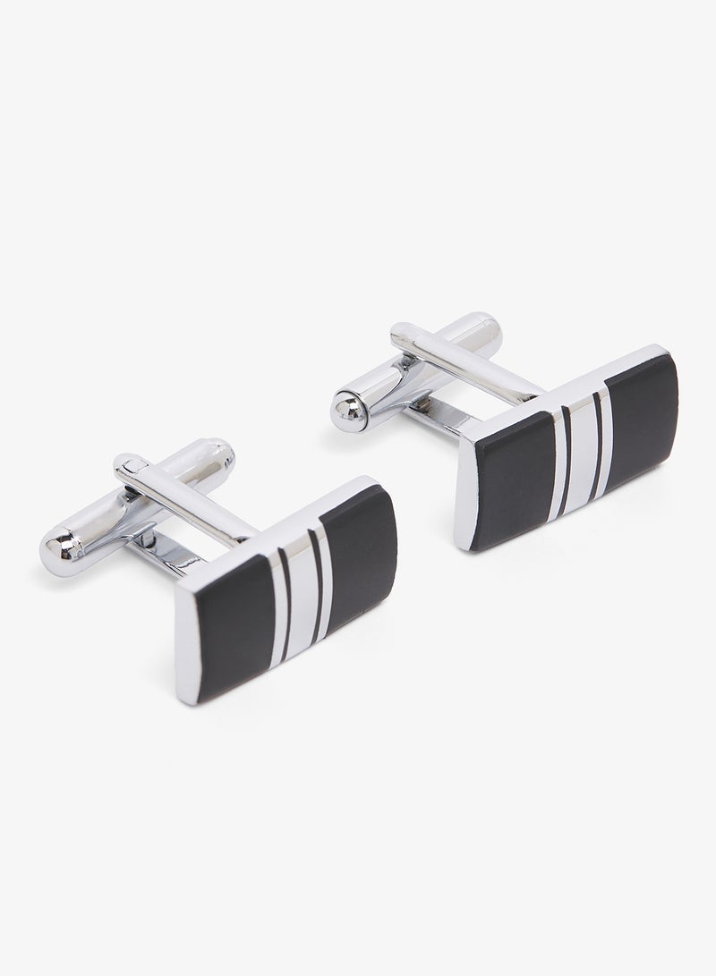 Robert Wood Cufflinks With Gift Box - Image 1