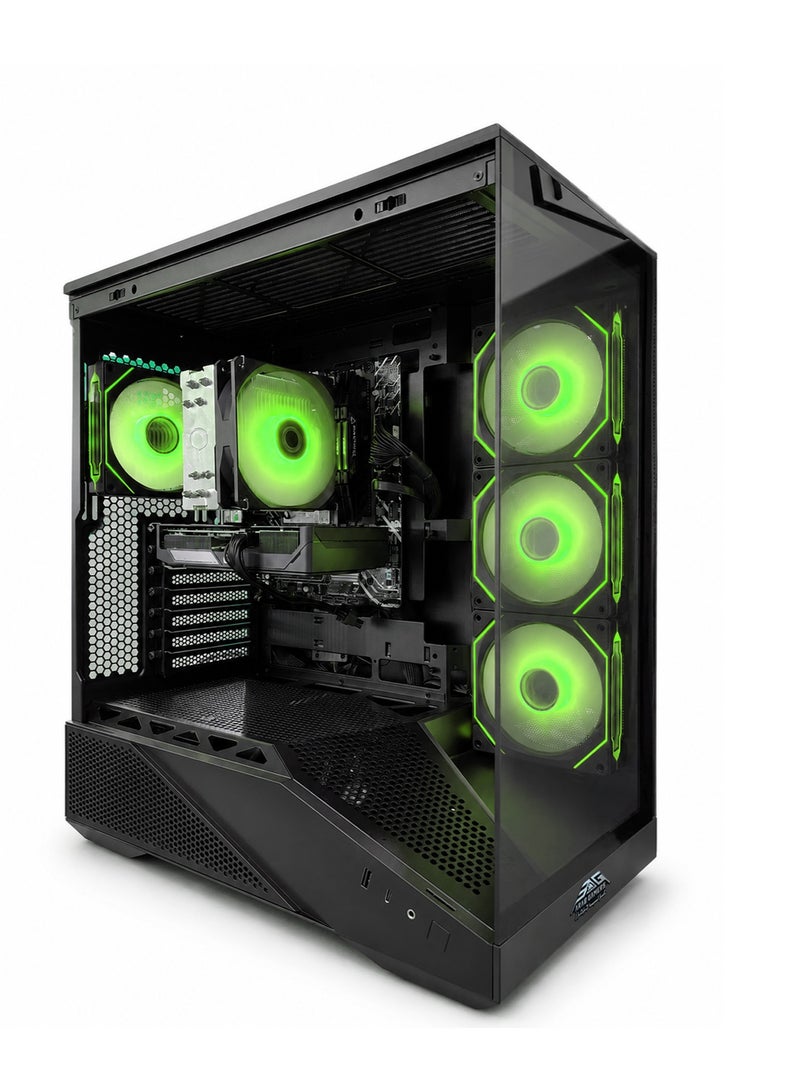 Arab Gamers Gaming PC, Intel Core i5-12400F, RX 580, 16GB RAM, 1TB SSD, Windows 11 Pro, Black Case - Image 5