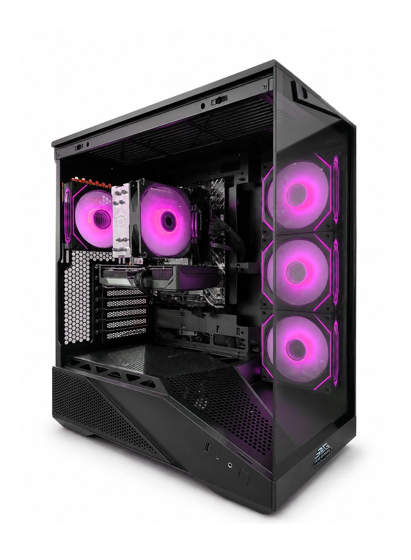 Arab Gamers Gaming PC, Intel Core i5-12400F, RX 580, 16GB RAM, 1TB SSD, Windows 11 Pro, Black Case - Image 4