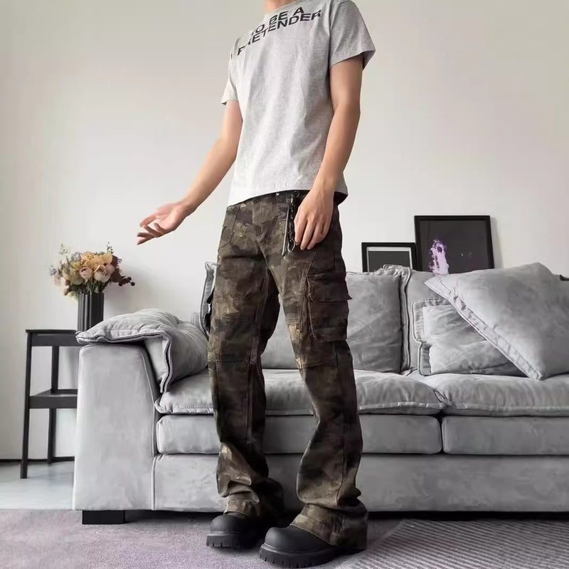 Unisex Classic Denim Jeans Loose Fit Daily Outdoor Wear - Image 3