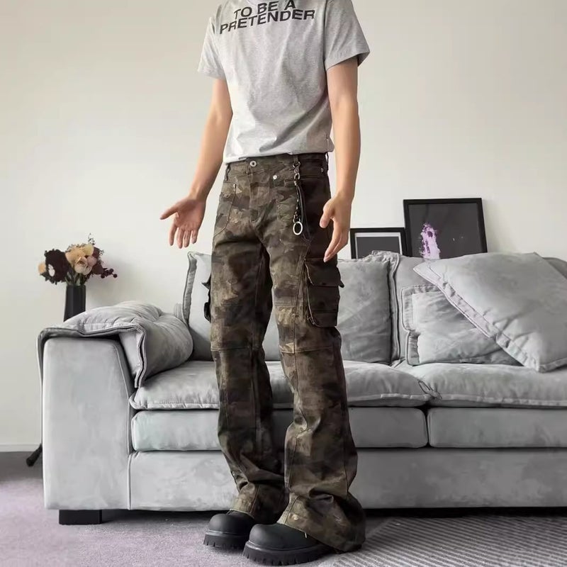 Unisex Classic Denim Jeans Loose Fit Daily Outdoor Wear - Image 4