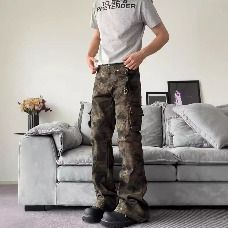 Unisex Classic Denim Jeans Loose Fit Daily Outdoor Wear - Image 5