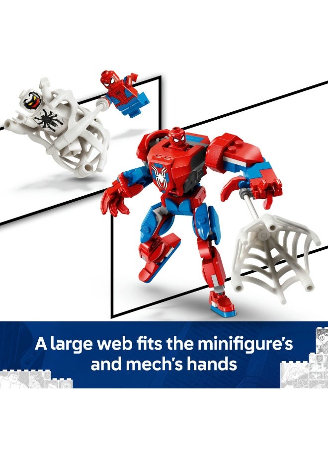 LEGO Marvel Spider-Man Mech vs. Anti-Venom Buildable Toy Figure Set 76308 (107) Pieces  - Image 5