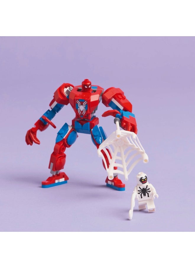 LEGO Marvel Spider-Man Mech vs. Anti-Venom - Super Hero Figure Building Toy with 2 Minifigures for Imaginative Role Play - Gift for 6 Plus Year Old Boys and Girls 76308 (107 pieces)  - Image 5
