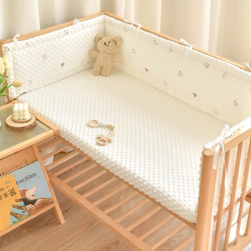 Crib Scarlet Bean Bed Rely On Anti-Collision Cushioning Soft Bag Baby Comfort Children'S Bed Splicing Bed Enclosure One-Piece Pack - Image 1