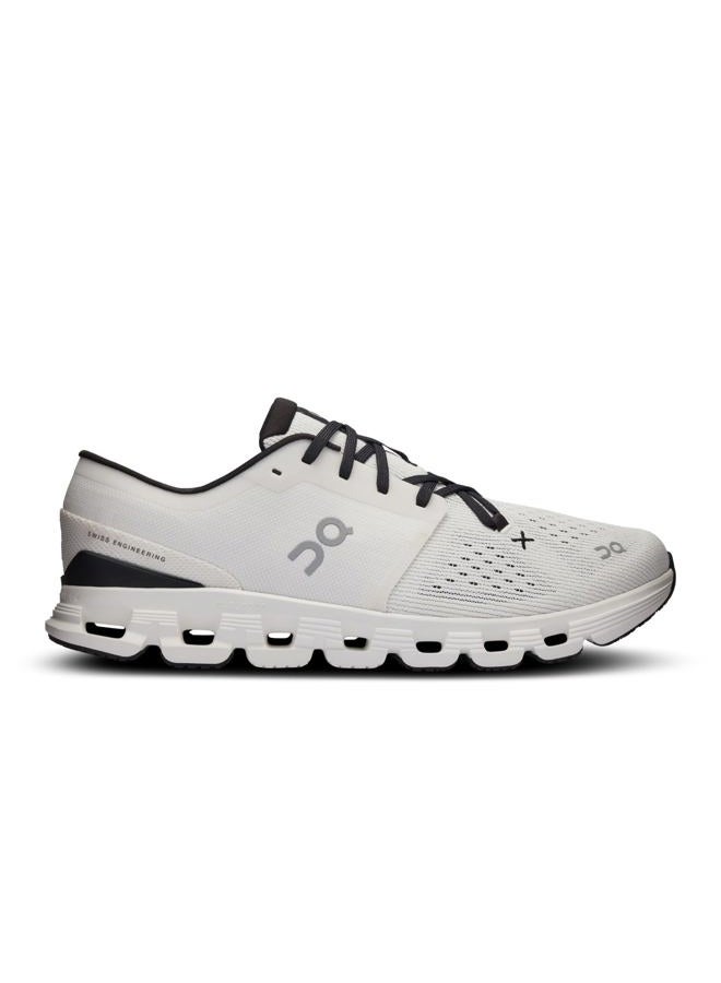 ON Men's Cloud X 4 Sneakers, Ivory/Black, 13 Medium US - Image 2