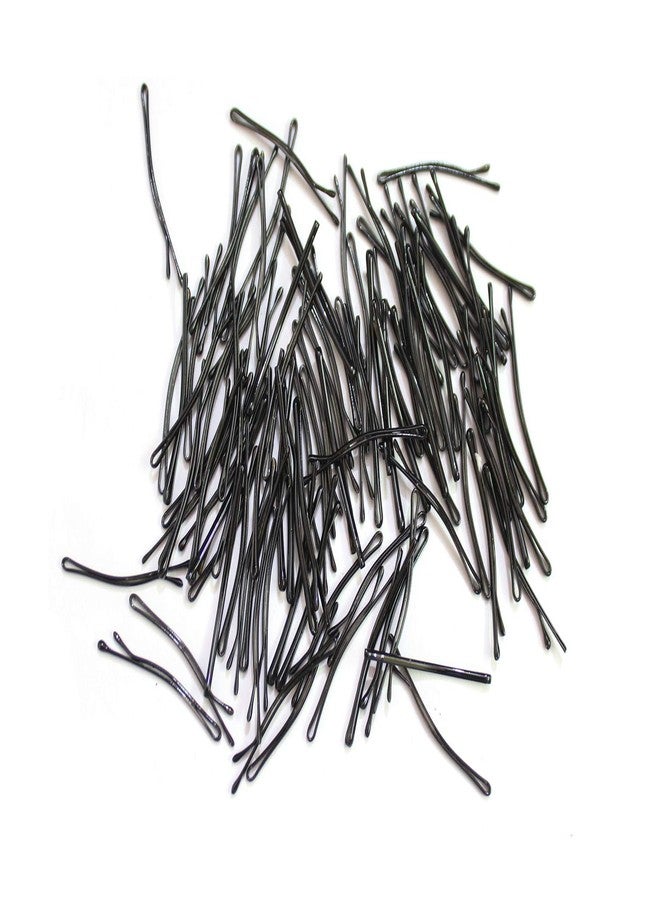 Kalaneet 96pcs Metal Black Bob Pins/Beard Pins/Hair Pins (Size 4cm) - Image 1