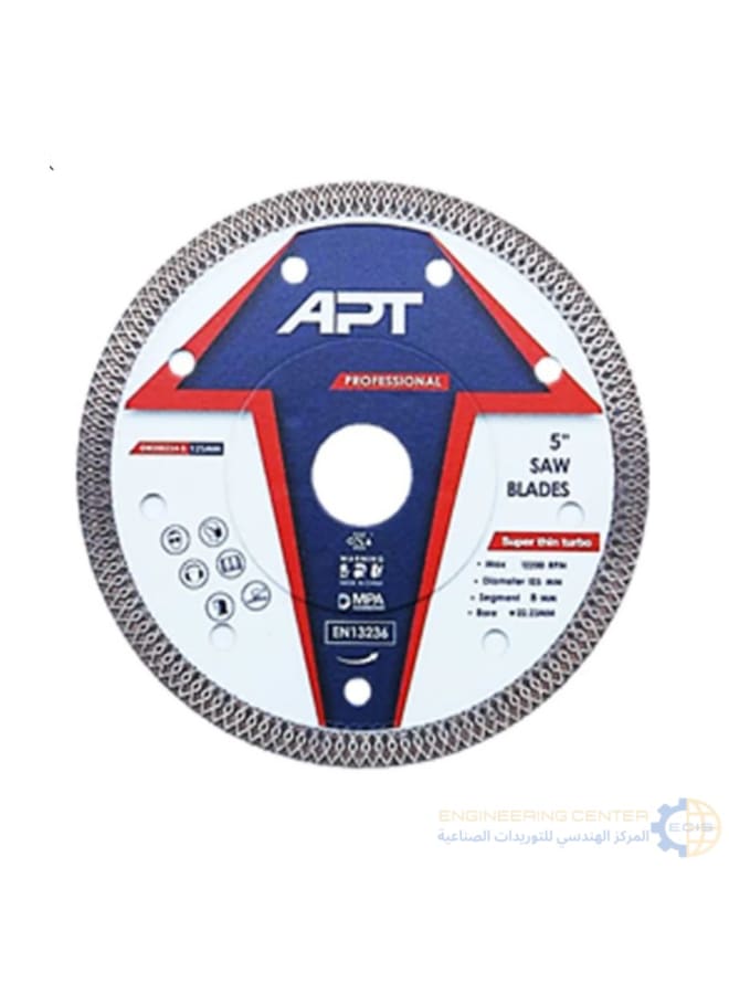 APT 5" Turbo Porcelain-Glass Small Diamond Biscuit Tray