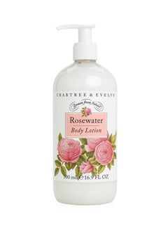 Crabtree & Evelyn Crabtree & Evelyn Body Lotion, Rosewater, 16.9 Fl Oz 