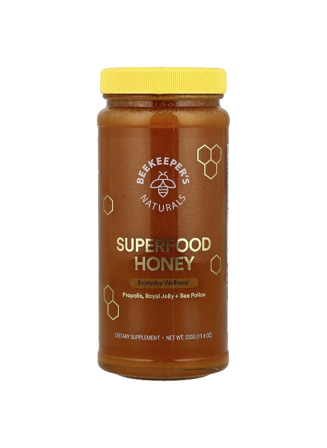 Beekeeper's Naturals Beekeeper's Naturals, Superfood Honey, 11.6 oz (330 g)  - Image 1