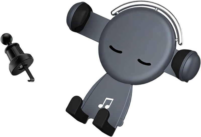 Car Phone Holder for 4.7-6.7in Device Vehicle Air Vent Mounted Cellphone Holder Hook Type Auto Clamping Phone Stand Rotating - Image 5