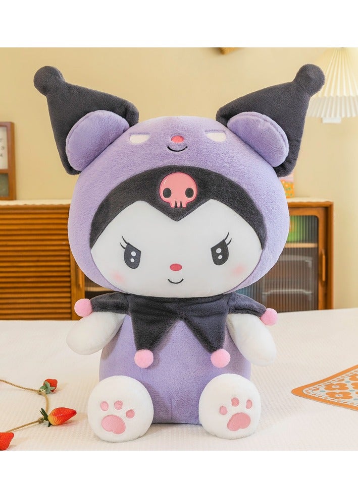 Sanrio Cartoon Kuromi Plush Doll for child 38cm - Image 1