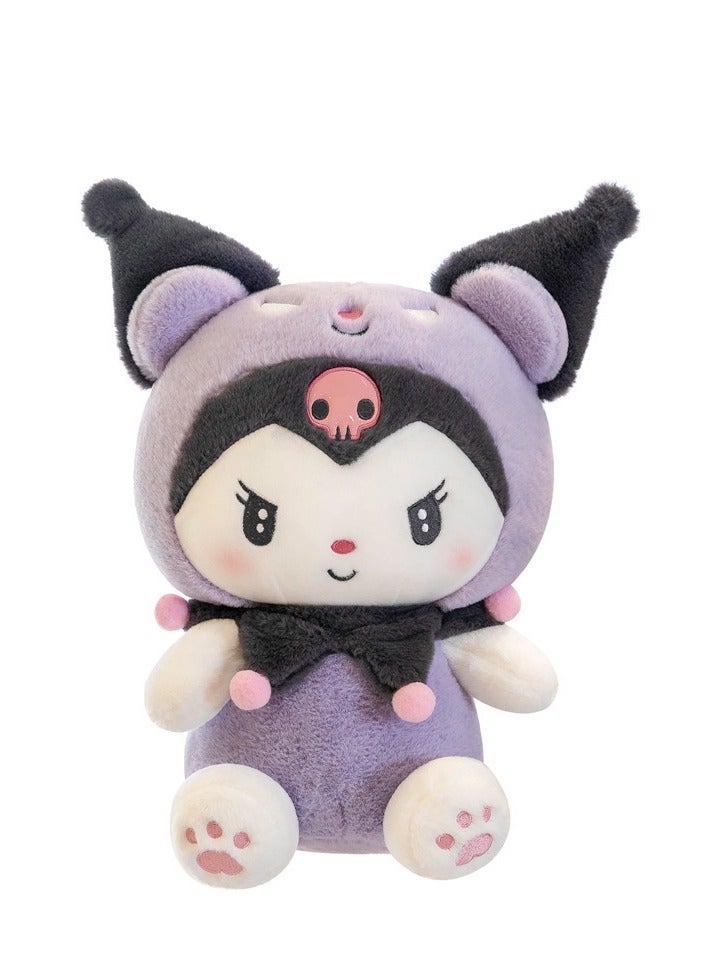 Sanrio Cartoon Kuromi Plush Doll for child 38cm - Image 4