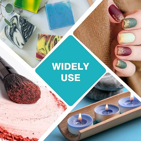 Kedia Minerals Mica Powder for Epoxy Resin 36 Color Epoxy Resin Color Pigment Cosmetic Grade Mica Powder for Soap Making Candle Making Lip Gloss Art Crafts Bath BombResin Supplies3gBag - Image 5