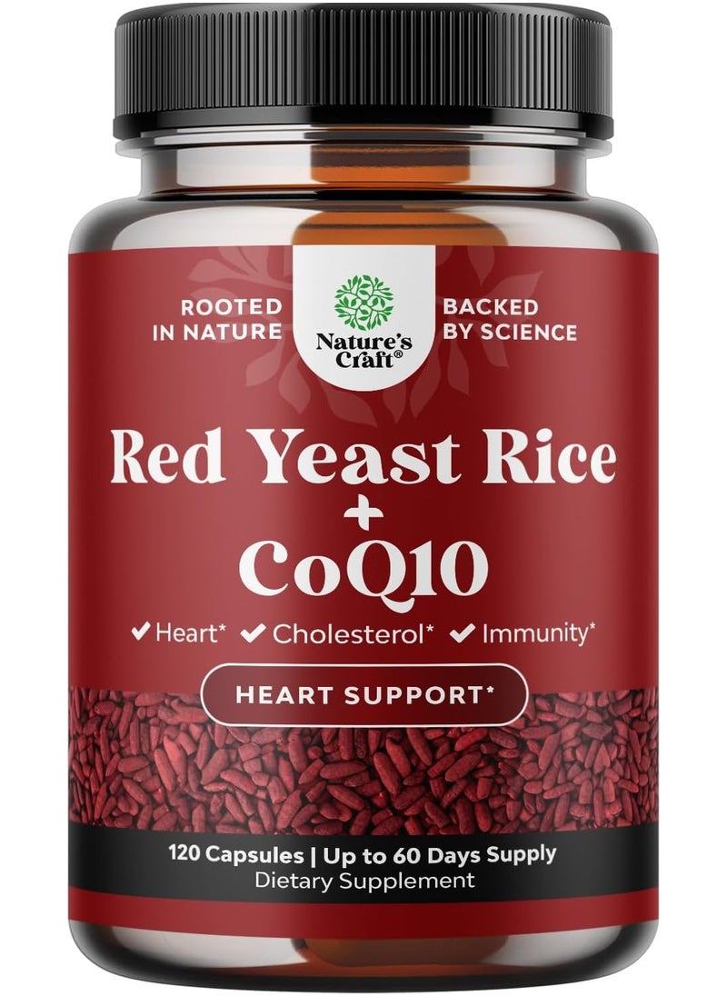 Nature's Craft Natures Craft Red Yeast Rice 120 Caps  - Image 1