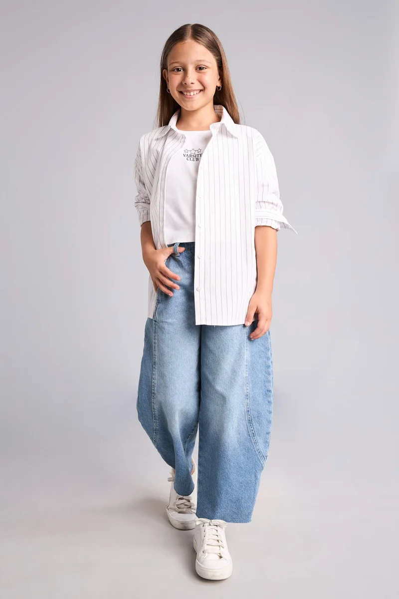 ديفاكتو Regular Fit Long Sleeve Shirt