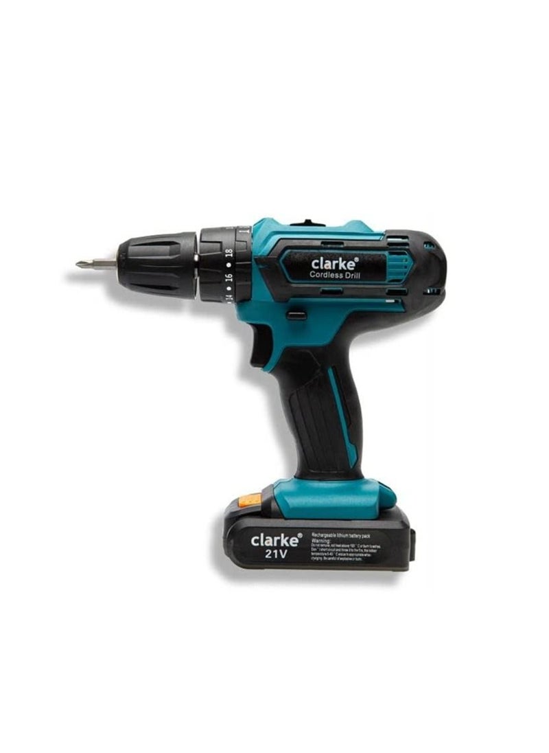 Clarke Cordless Drill Machine 21V 