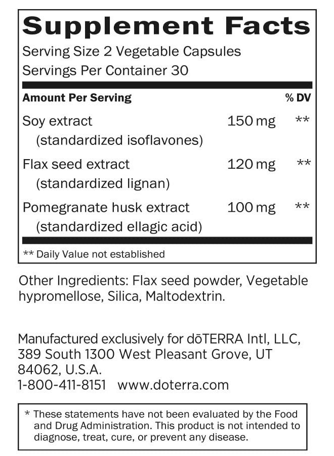 DoTerra doTERRA - Women's Phytoestrogen Essential Complex - 60 Capsules - Image 2