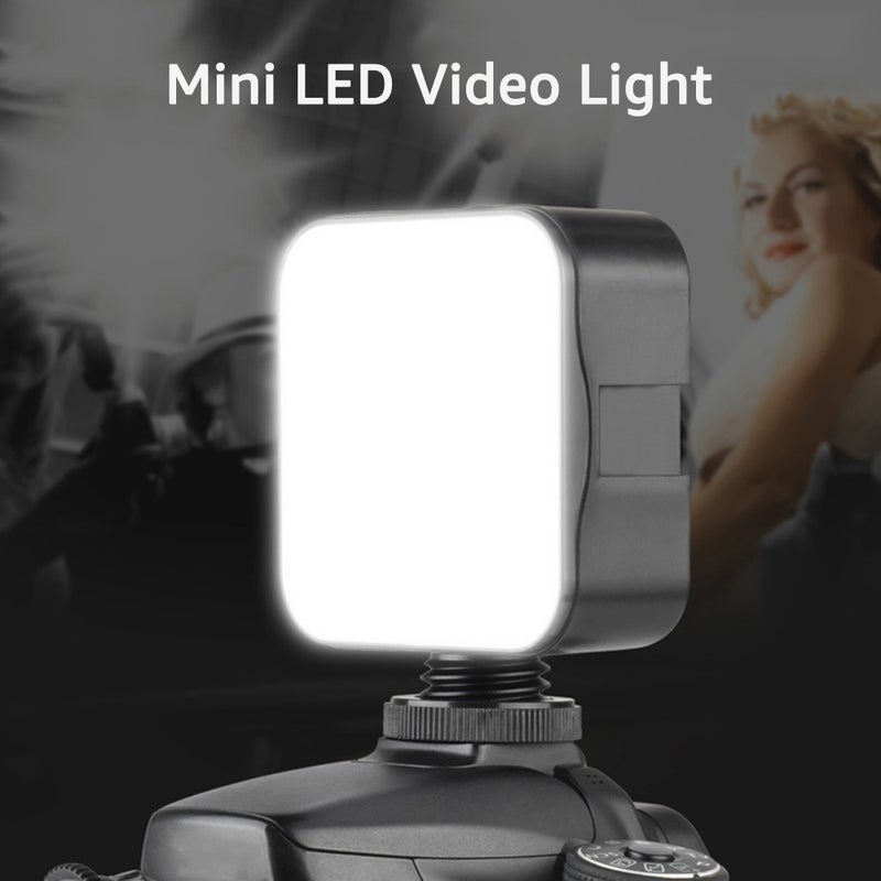 docooler Mini LED Video Light Photography Fill-in Lamp Black/White - Image 5