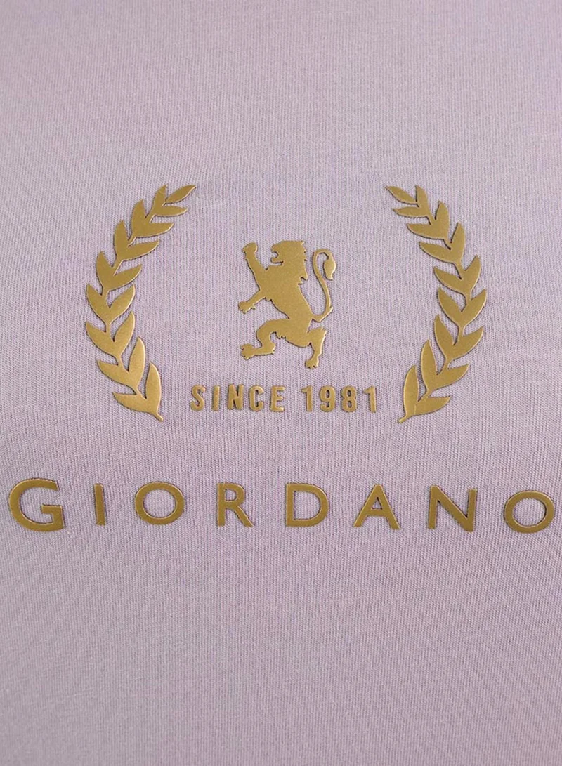 GIORDANO  Women’s Cotton Jersey Crew Neck Print Tee for Women | Best Price UAE