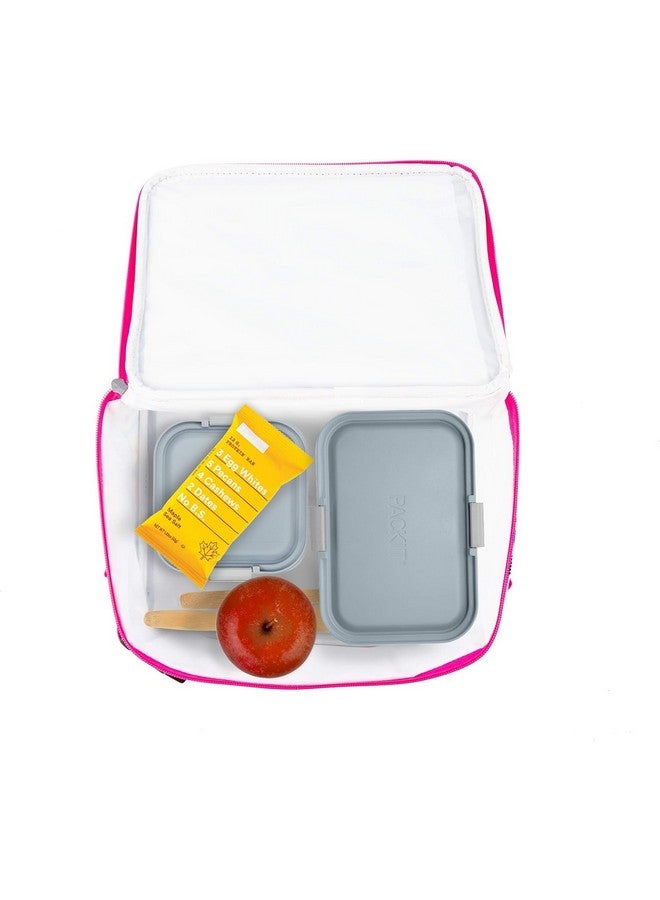 PACKIT PackIt Freezable Classic Lunch Box, Rainbow Sky, Built with EcoFreeze Technology, Collapsible, Reusable, Zip Closure With Zip Front Pocket and Buckle Handle, Perfect for School Lunches  - Image 5