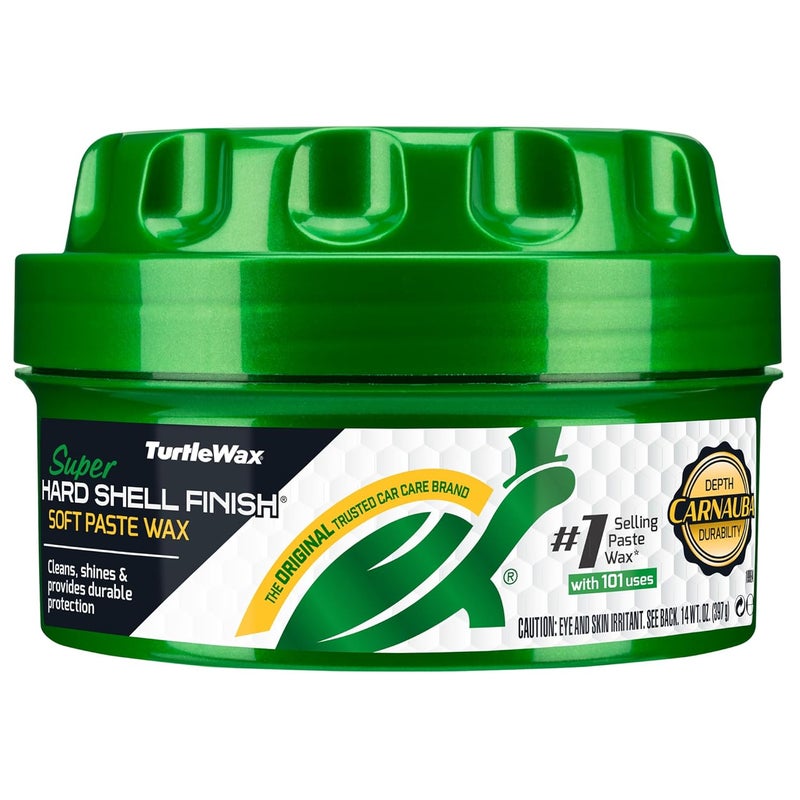 TurtleWax Super Hard Shell Paste Wax,1 Count - Image 1
