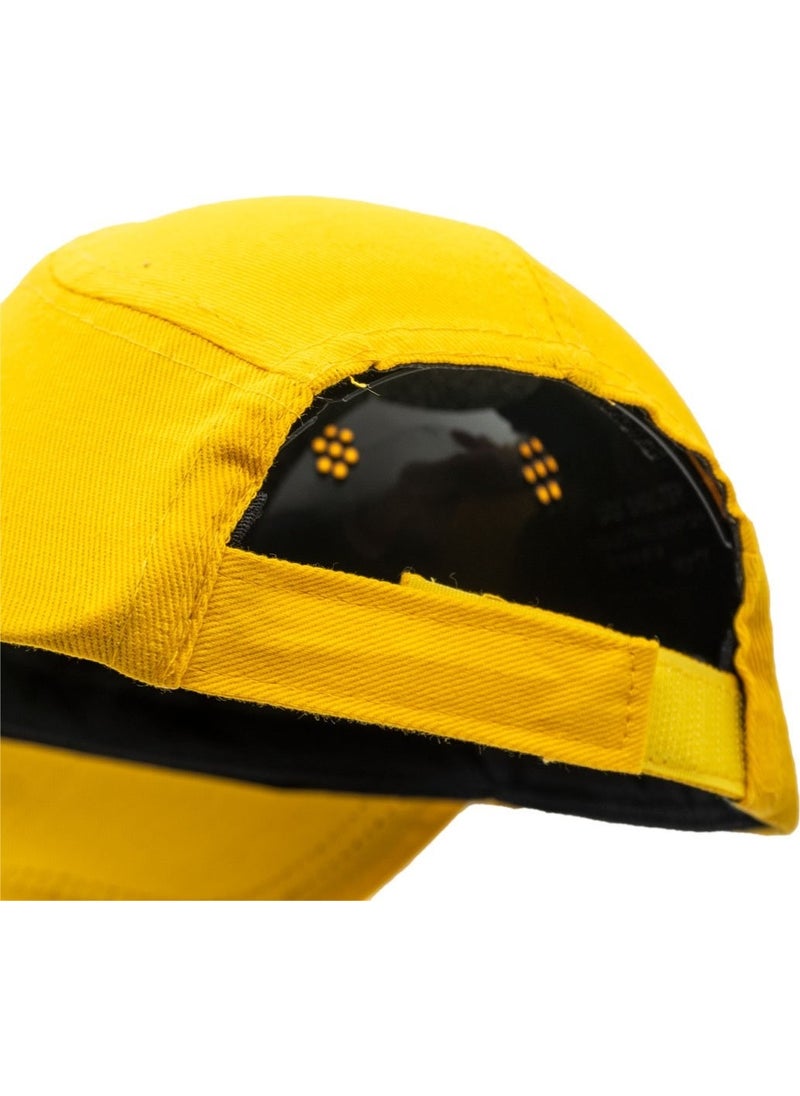 TiTi Shock Absorbing Hat Helmet Cap - Yellow  - Image 5