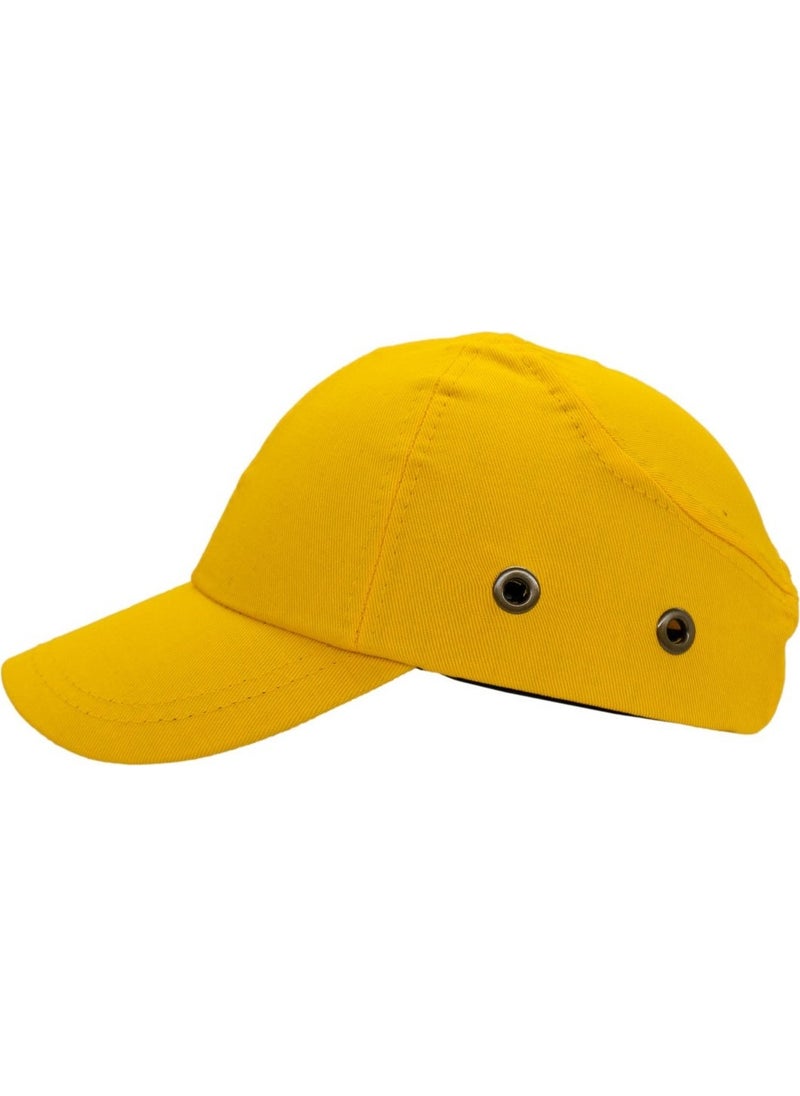 TiTi Shock Absorbing Hat Helmet Cap - Yellow  - Image 2