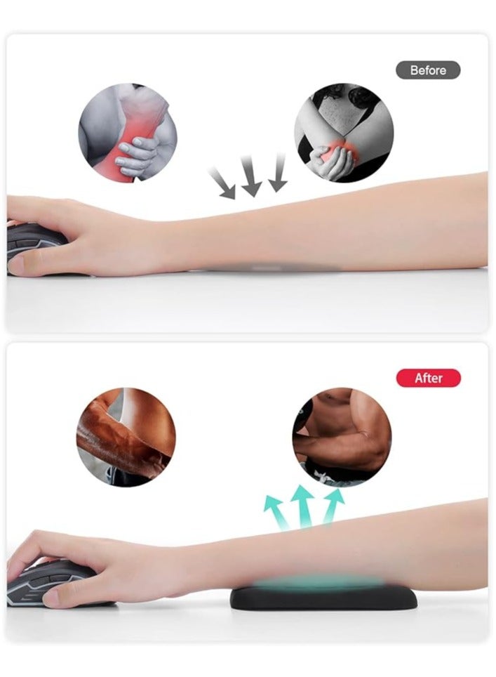 erorex Wrist Rest Pad 2 Pcs, Elbow Rest Pads for Desk, Elbow Rest Pad, Relieve Elbow Pain, Computer Armrest, Arm Wrist Rest Support Mouse Pad for Desk (6.3X4.3X0.76inches) - Image 3