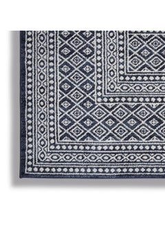 Nourison Nourison Royal Moroccan Distressed Bohemian Navy/Grey 2'2" x 3'9" Area Rug (2'x4'), NAVGY  - Image 5