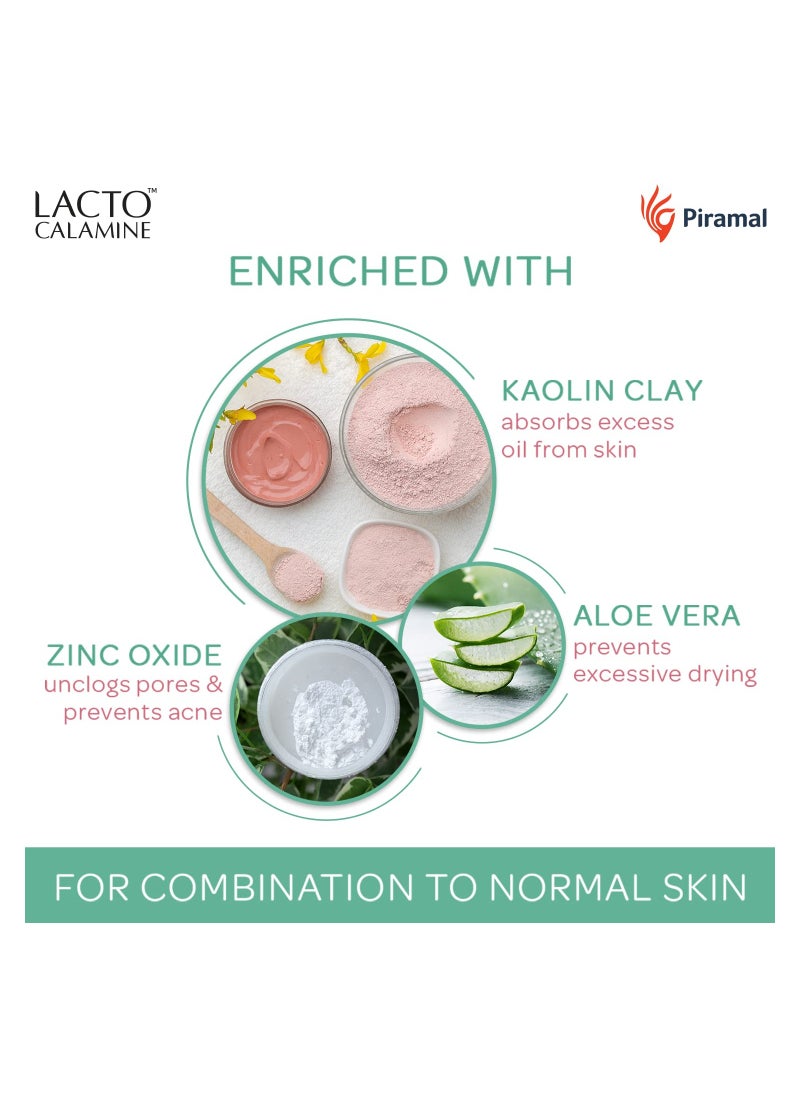 Lacto Calamine Face Lotion For Oil Balance  Combination To Normal Skin 120ml  - Image 3