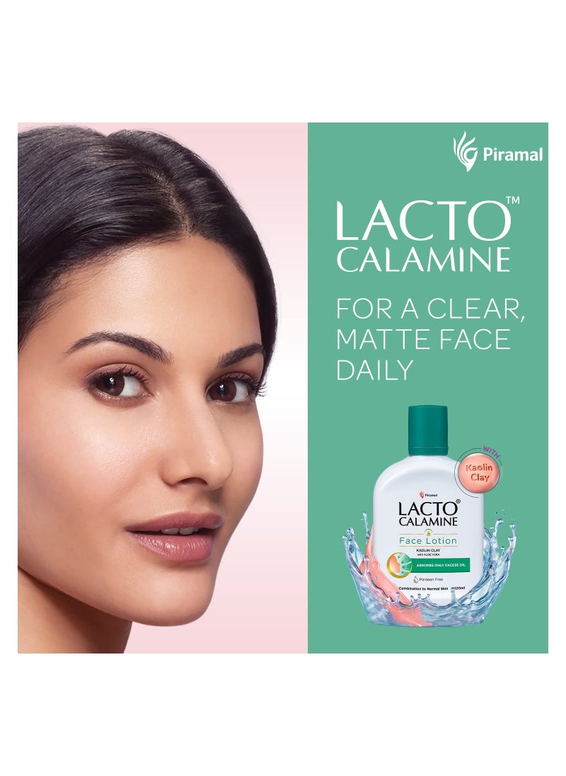 Lacto Calamine Face Lotion For Oil Balance  Combination To Normal Skin 120ml  - Image 2