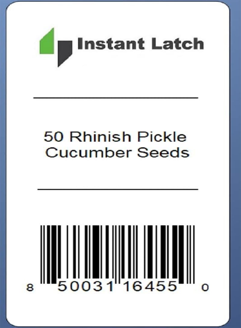 GGOOT 50 Rhinish Pickle Cucumber Seeds | Non-GMO | Heirloom | Fresh Garden Seeds - Image 2