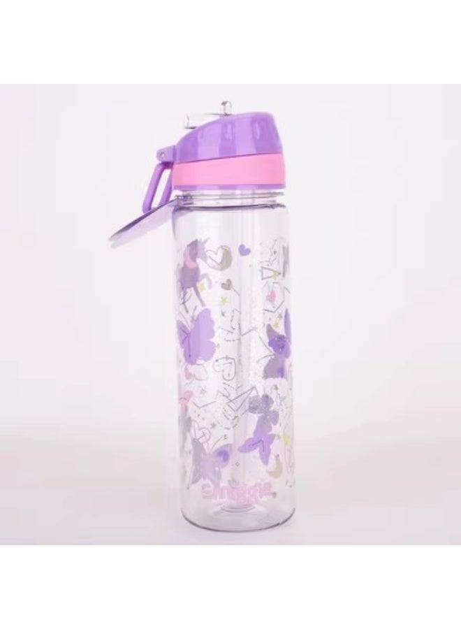 Smiggle Australia Smiggle Kids Straw Water Bottle - Large Capacity On-the-Go Cup