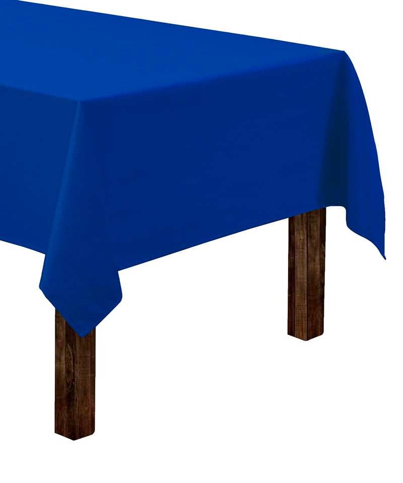 Gee Di Moda Rectangle Tablecloth - 60 x 126 Inch Royal Blue Table Cloth for 8 Foot Rectangle Table - Heavy Duty Washable Fabric - for 8 Ft Buffet Table  Holiday Party  Dinner  Wedding & Baby Shower - Image 1