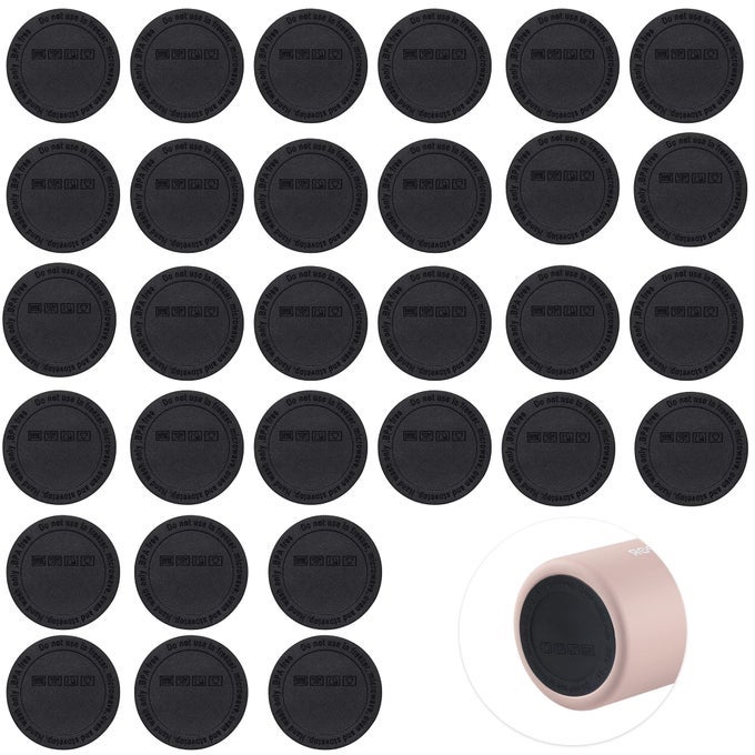 RUBBER BOTTOMS FOR SUBLIMATION TUMBLERSPROTECTIVE ANTISLIP SILICONE BOTTOMS WITH ADHESIVE FOR SKINNY TUMBLERS THERMAL BOTTLEMASON JARS 56MMX30PCS