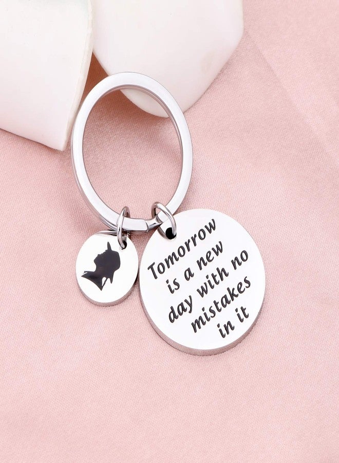 SEIRAA Motivational Encouragement Gift Tomorrow is a New Day with No Mistake (Anne Keychain) - Image 3