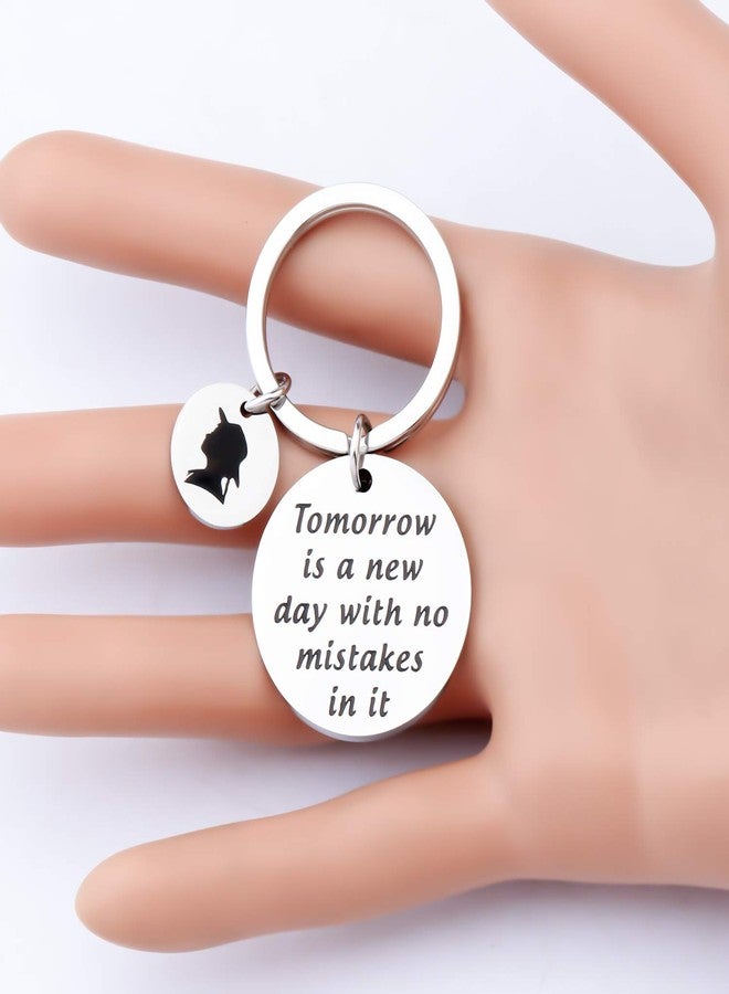 SEIRAA Motivational Encouragement Gift Tomorrow is a New Day with No Mistake (Anne Keychain) - Image 5