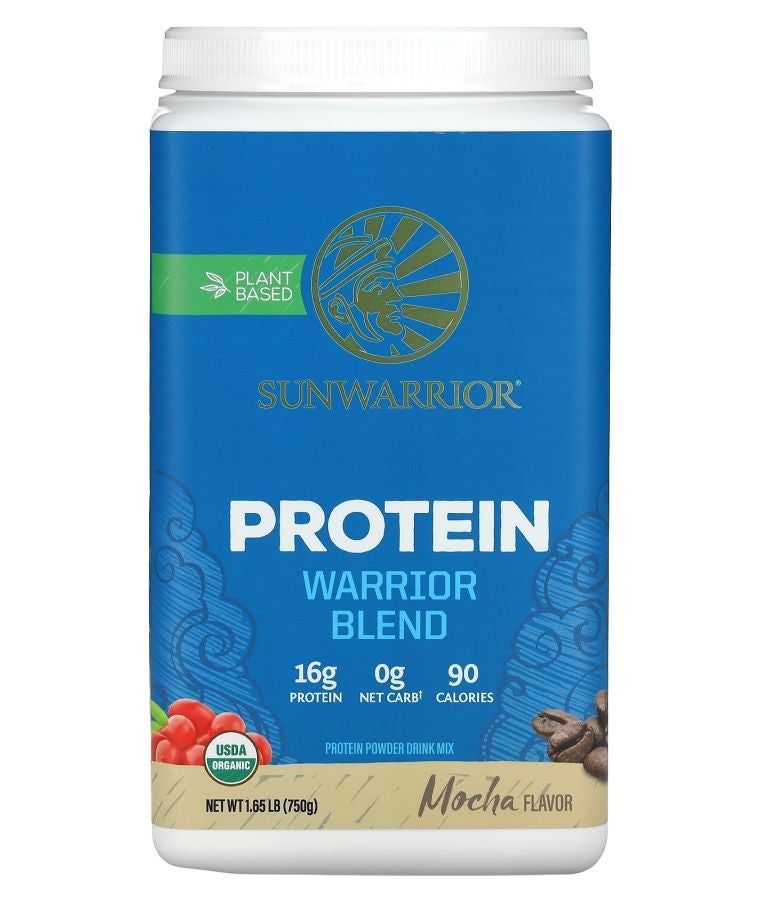 Sunwarrior Warrior Blend Protein Mocha 1.65 lb (750 g)