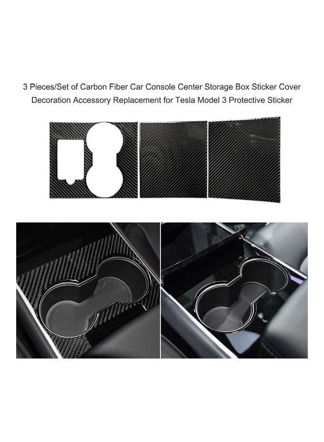 NIBEMINENT 3 Pieces/Set of Car Center Storage Box - Image 2