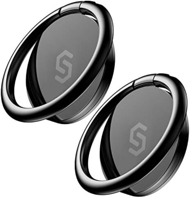 Syncwire Cell Phone Ring Holder Stand, 360 Degree Rotation Finger Ring Kickstand with Polished Metal Phone Grip for Magnetic Car Mount Compatible with iPhone, Samsung, LG, Pixel - Rose Gold - Image 1