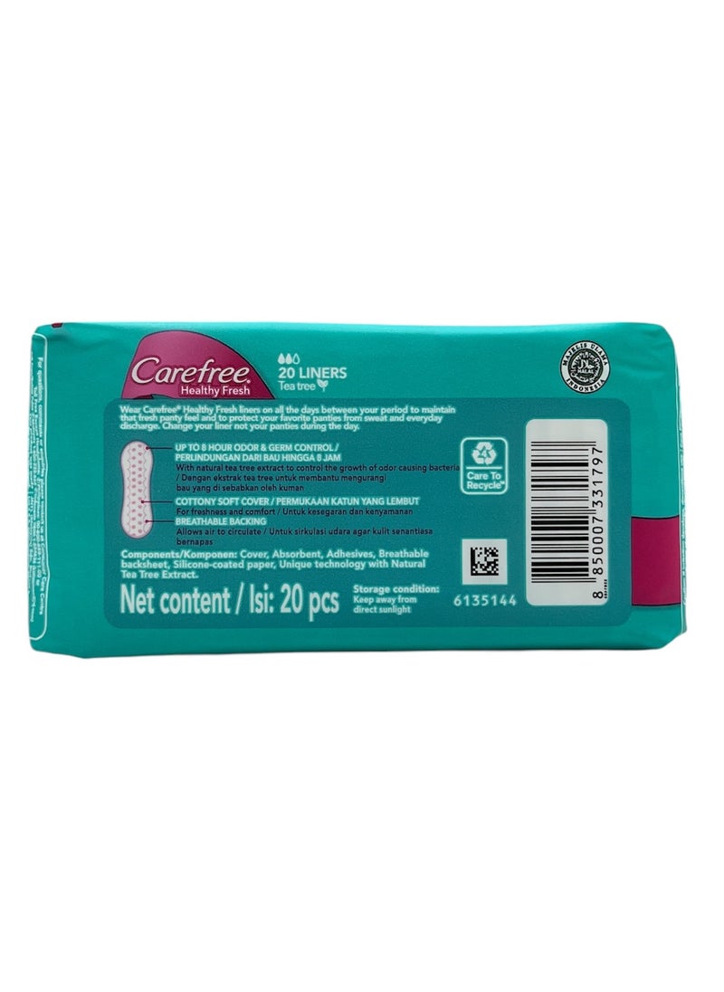 Carefree CAREFREE LINERS 20s HEALTY FRESH 2pcs  - Image 2